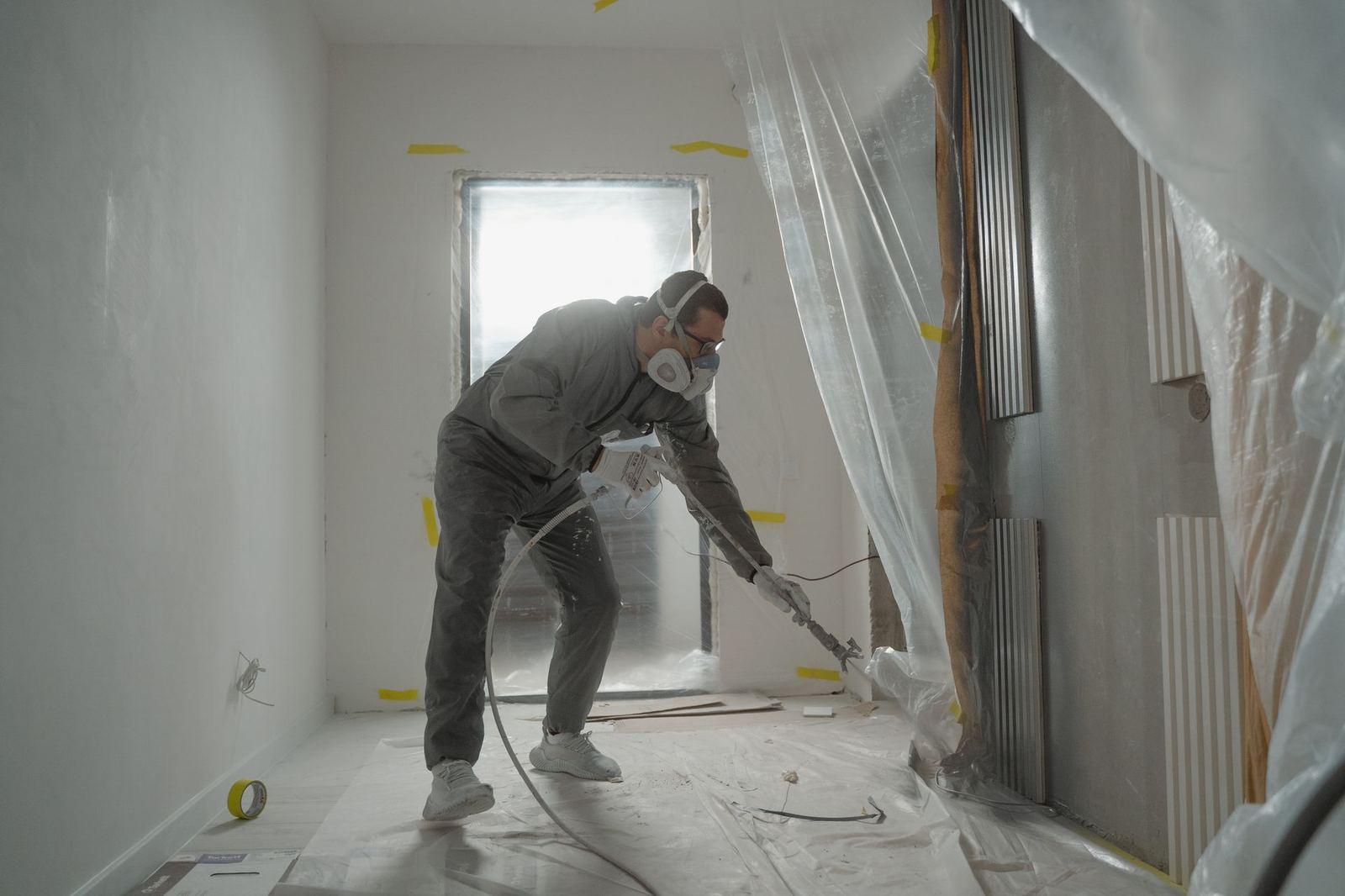 Eight steps in post-construction cleaning: dust, silicone, cement and glass